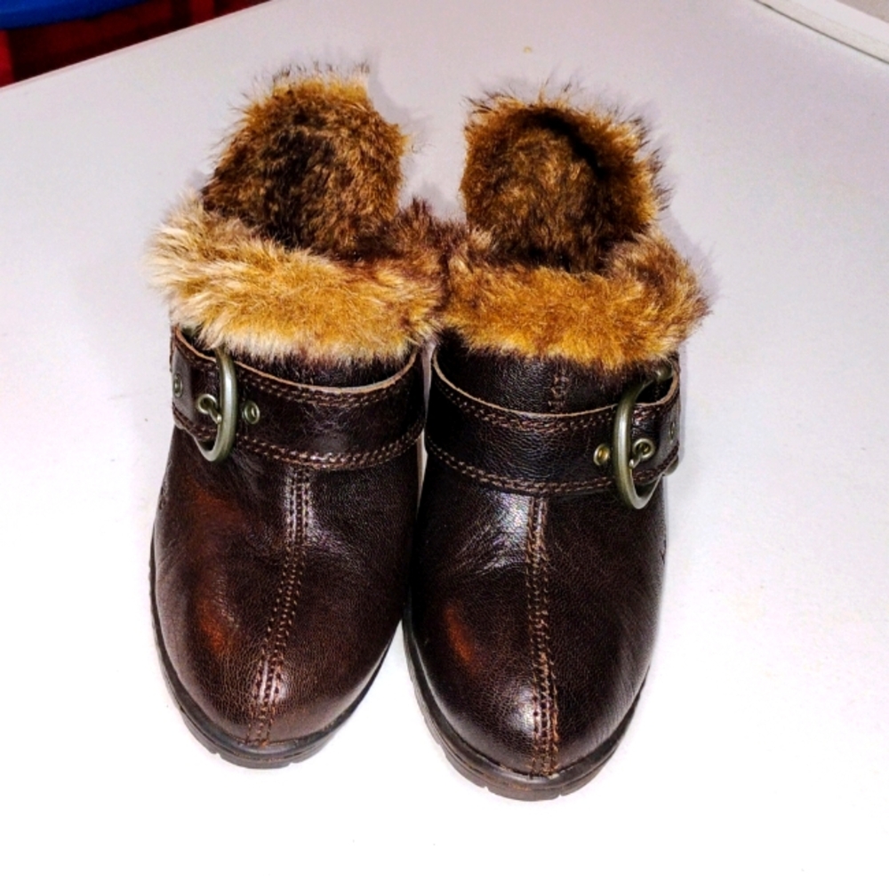 BOC Brown Faux Fur Lined Myles